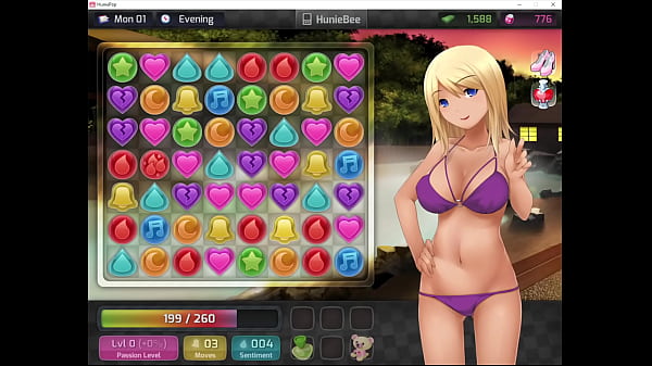 HuniePop - Parte 1 - NON CENSURATO (compilazione di tutte le scene di sesso) HD 1080p - Gioco completo - Uova di Pasqua - tutte le scene e i segreti