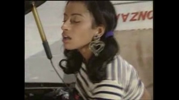 Hot girl doing a group with Chuck Norris